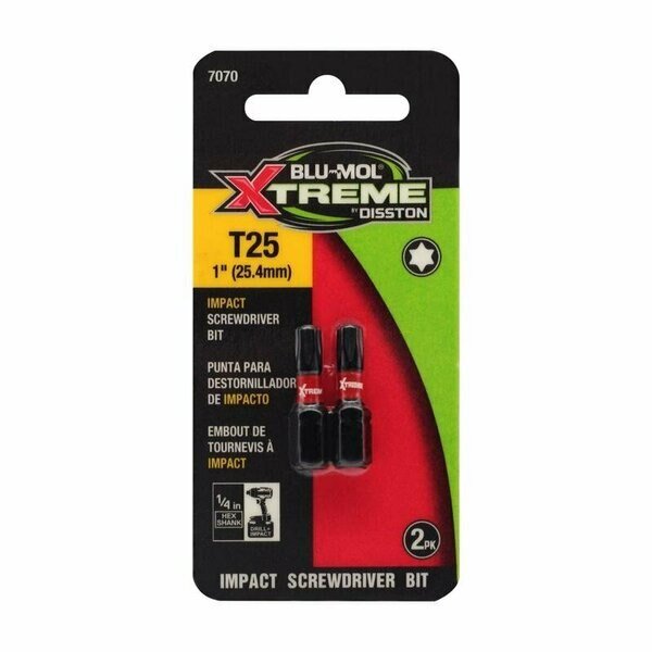 SCREWDRIVER BIT TRX 25 1in., Blu-Mol Xtreme, Mfr#: E0217070
