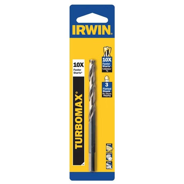 BIT DRILL TURBOMAX 1/2"", Irwin, Mfr#: 73632