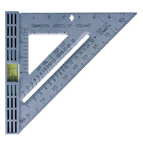 SQUARE SPEED LEVL8"" GRAY, Swanson, Mfr#: T0111