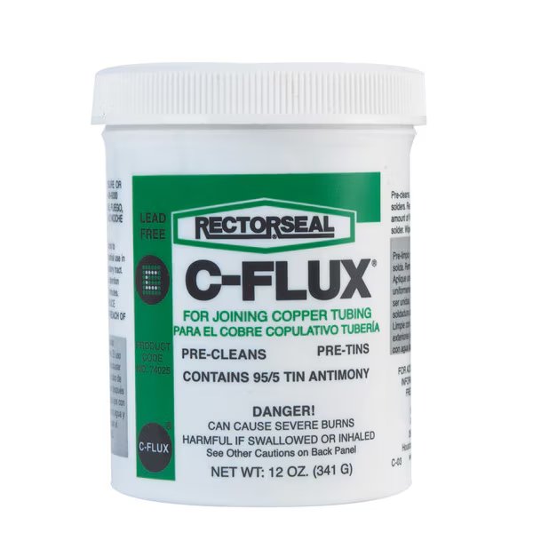 C-Flux 12Oz Jar, Rectorseal, Mfr#: 74025