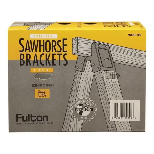 Bracket Sawhorse Pr, Fulton, Mfr#: 300SHB