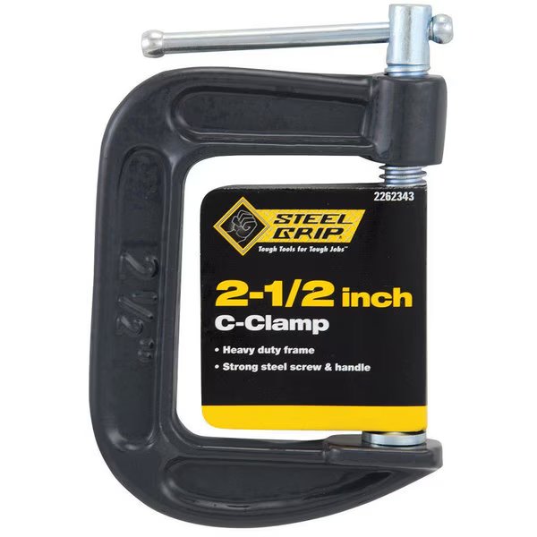 C-CLAMP 2-1/2"" SG, Steel Grip, Mfr#: 2262343