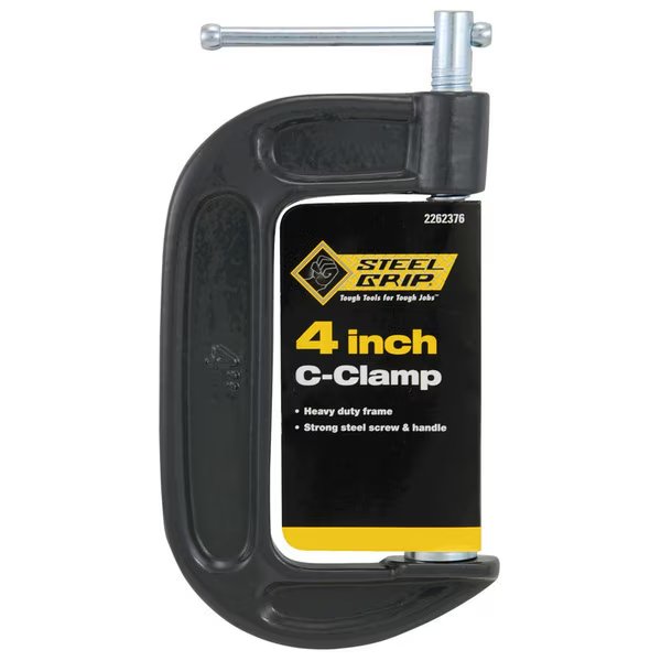 C-CLAMP 4"" SG, Steel Grip, Mfr#: 2262376
