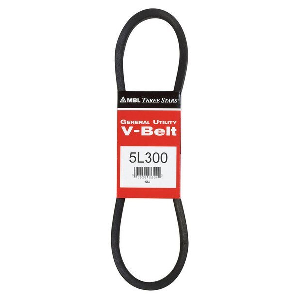 V BELT 5/8"" X 30"", Mbl, Mfr#: 5L300A