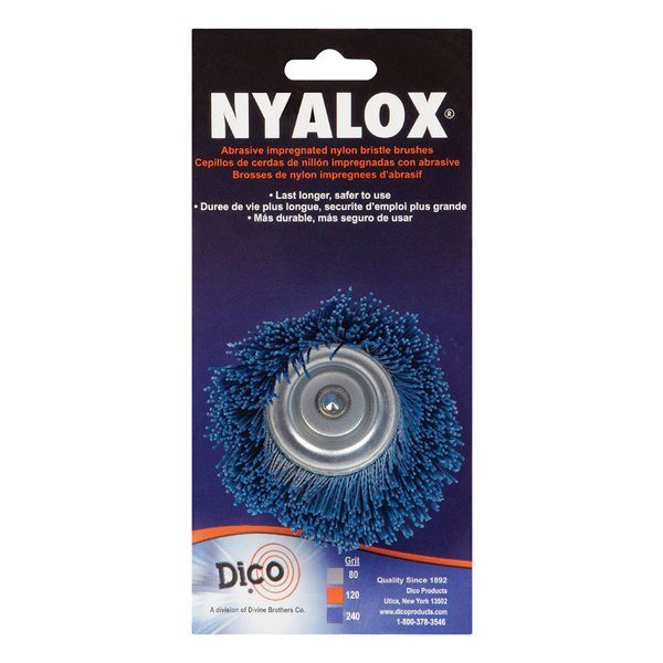 BRUSH CUP NYALOX2-1/2""MF, Dico, Mfr#: 541-786-2-1/2
