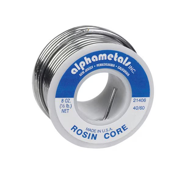 Solder 40/60Rosin 8Oz, Alpha Metals, Mfr#: 21406