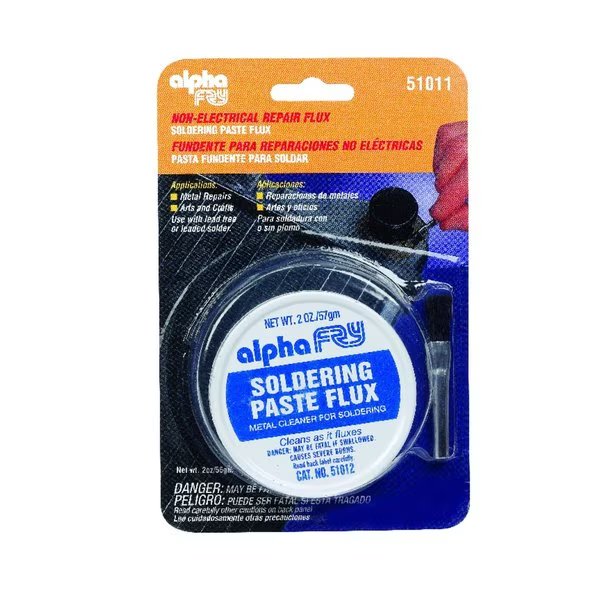 Alpha Fry 2 oz Soldering Paste Zinc Chloride 1 pc, Alpha Metals, Mfr#: 51011