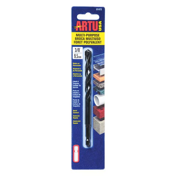 QUICK CON DRILL BIT 3/8"", Artu, Mfr#: 01472