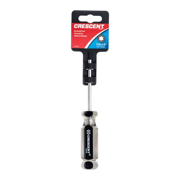 SCREWDRIVER TORX T15X3"", Crescent, Mfr#: CT153