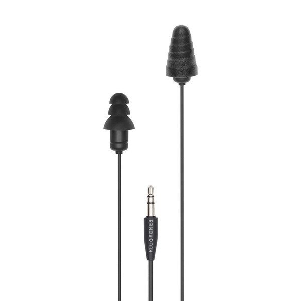 Earplug/Phone Set Bk, Plugfones, Mfr#: PG-BB