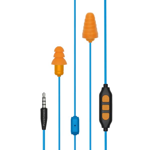 Earplug/Phn Set+Mic Org, Plugfones, Mfr#: PGP-UO