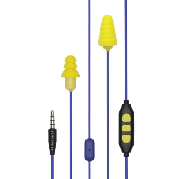 Earplug/Phn Set+Mic Yel, Plugfones, Mfr#: PGP-UY