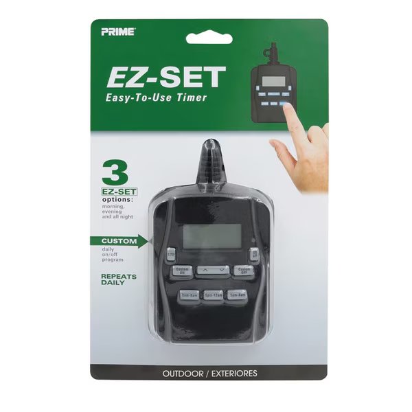 Ez-Set Outdr Dig Timer, Prime, Mfr#: TNODP23-RC