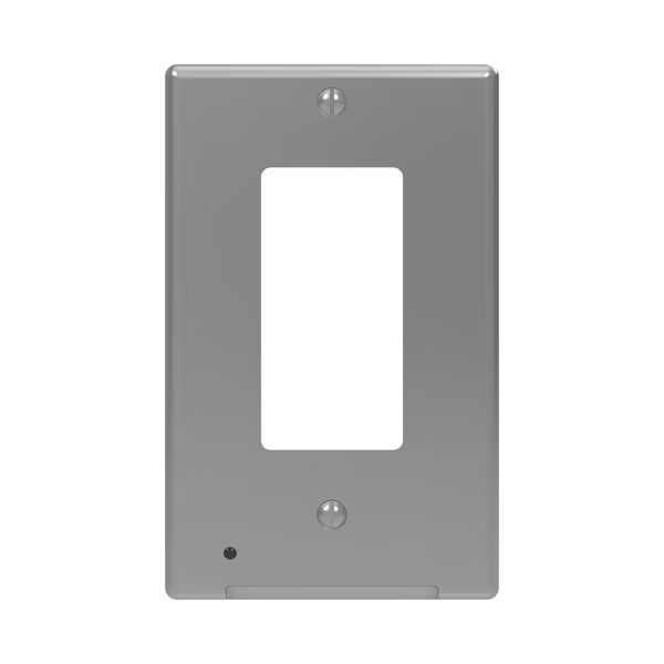 Wallplate Nl Plst Sn 1R, Westek, Mfr#: LCR-CDDO-N