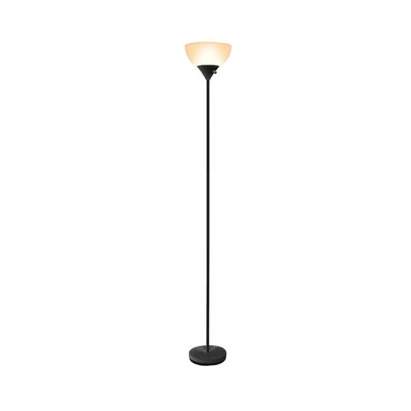 FLOOR LAMP BLACK 71""H, Newhouse Lighting, Mfr#: NHFL-CH-BK