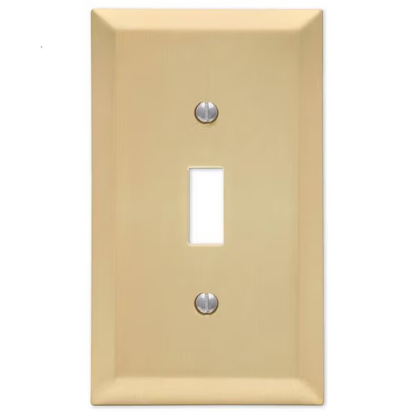 Wallplate Cntury 1T Sb, Amerelle, Mfr#: 163TSB