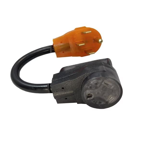 Color Connect 10/3 SJTW 125 V 12 in. L Adapter Cord, Reliance Controls, Mfr#: AC52RV