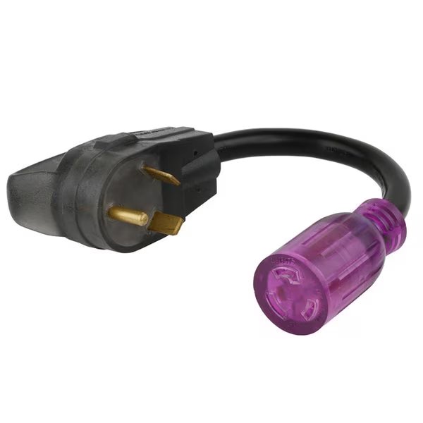 Color Connect 12/3 SJTW 125 V 12 in. L Adapter Cord, Reliance Controls, Mfr#: ACRV22