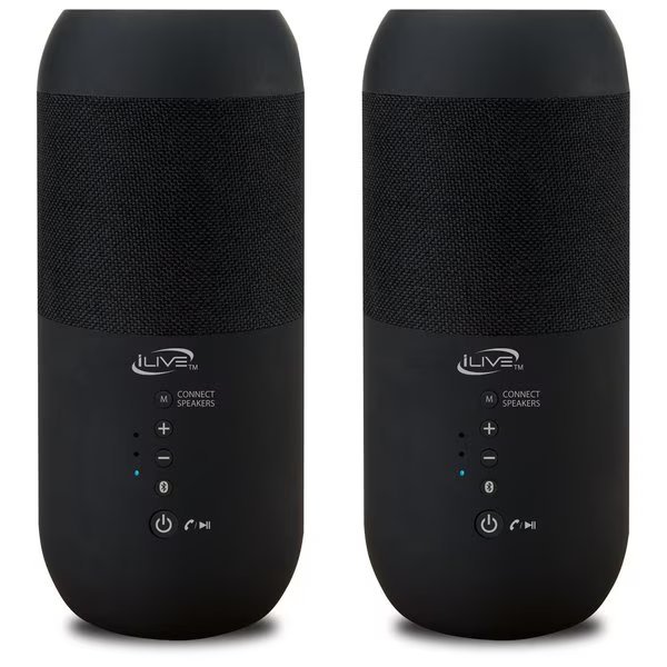 Wireless Bluetooth Weather Resistant Portable Speaker, Ilive, Mfr#: ISBW240BDL
