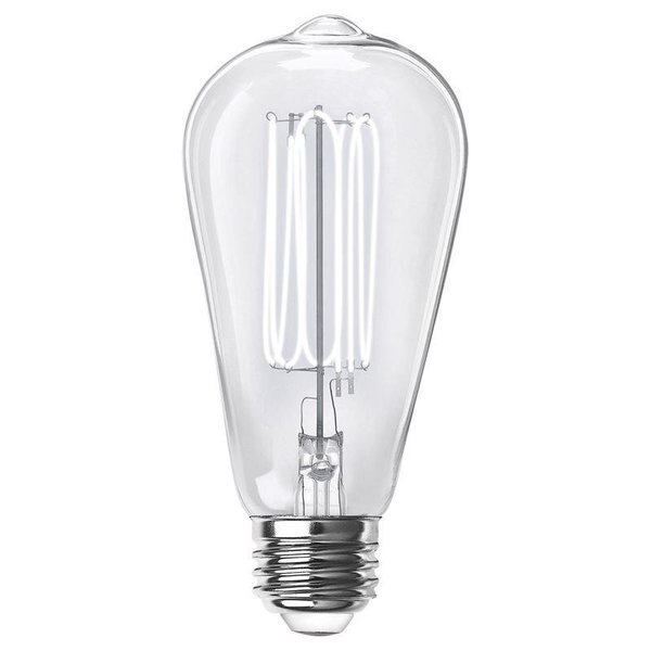 ST19 E26 Medium Filament LED Bulb Daylight 40 Watt Equivalence, Feit Electric, Mfr#: ST1940950CATFL2