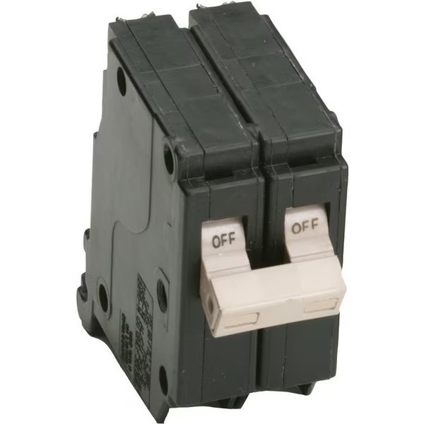Circuit Breaker, CHF Series, 30A, 2 Pole, 120/240V AC, 10kA, Eaton Cutler-Hammer, Mfr#: CHF230