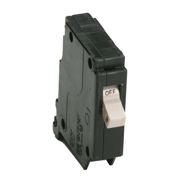 Circuit Breaker, CHF Series, 15A, 1 Pole, 120/240V AC, 10kA, Eaton Cutler-Hammer, Mfr#: CHF115CS