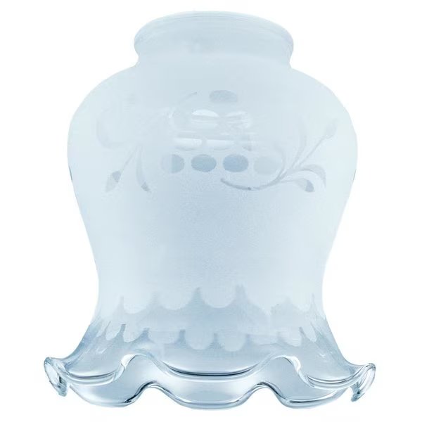 Vase White Glass Lamp Shade, Westinghouse, Mfr#: 81282