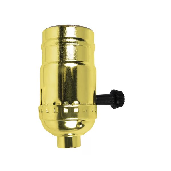 Brass 3-Way Turn Knob, Jandorf, Mfr#: 60409
