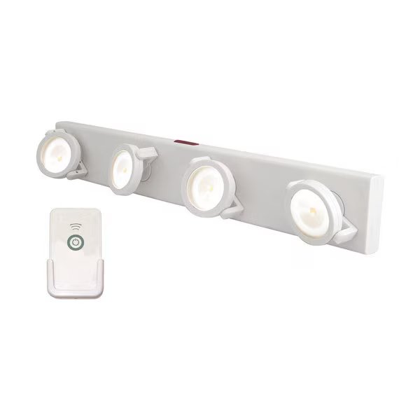 Light 4Led 4 Head White, Rite Lite, Mfr#: LPL704WRC