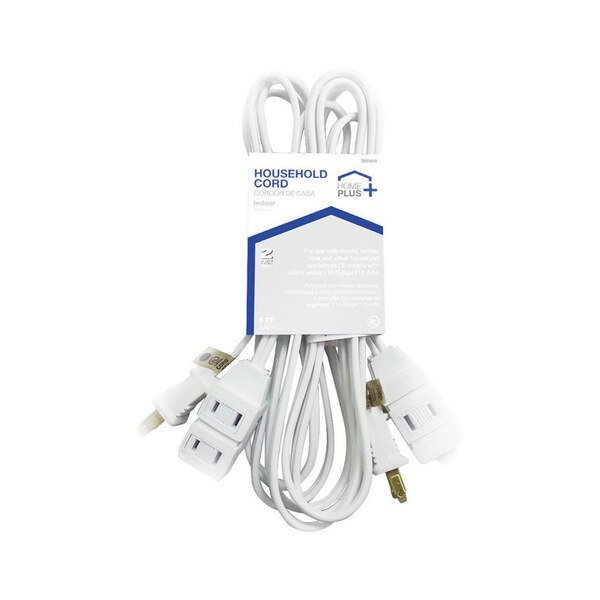 Ext Cord Cube16/2 Wht 6', Home Plus, Mfr#: IN162PT206WHHP
