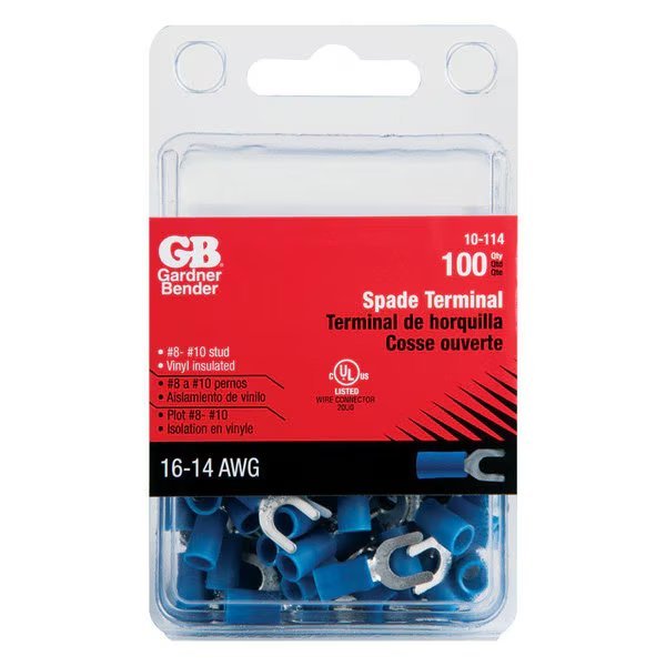 SPADETRM16-14 8-10 100PK, Gardner Bender, Mfr#: 10-114