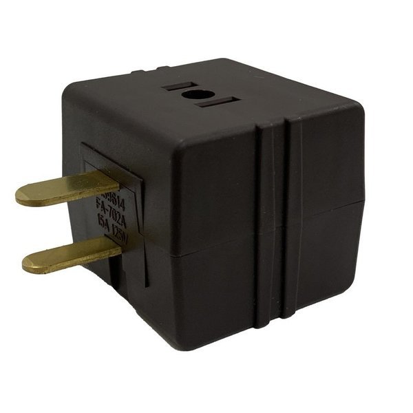 Polarized 3 outlets Cube Adapter, Projex, Mfr#: FA-702A/01BUPRJ