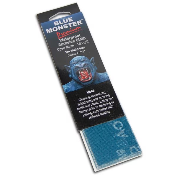 Abrasive Cloth 165Grit, Blue Monster, Mfr#: 70151