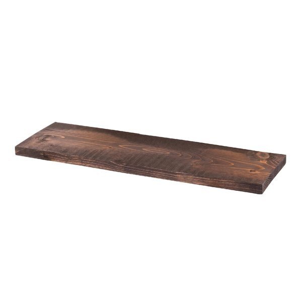 Industries 7/8  H X 7-1/4 in. W X 24 in. L Brown Shelf Trail 1, Stz, Mfr#: 361 WOOD24-TB