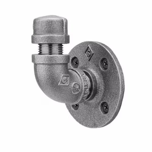 Industries 3/8 in. FIP each X 3/8 in. D FIP Black Malleable Iron 3 in. L Pipe Hook, Stz, Mfr#: 36638SGLHOOK