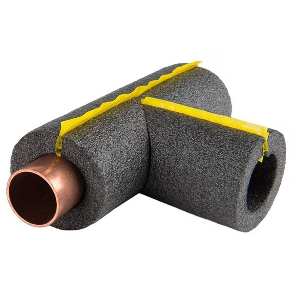 Tundra Self Sealing 1/2 in. X 1/2 in. L Polyethylene Foam Tee Pipe Insulation, Armacell, Mfr#: PF12058T5TU0
