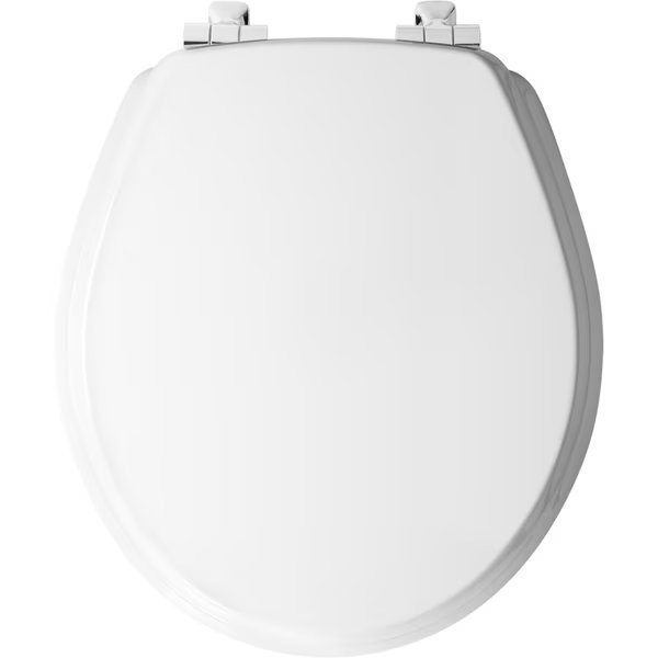Toilet Seat Rnd Wood Wh, Mayfair, Mfr#: 26CHSL-000