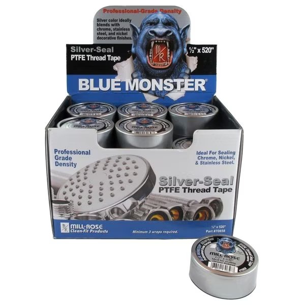 Mill Rose  Silver 1/2 in. W X 520 in. L Thread Seal Tape, Blue Monster, Mfr#: 70658