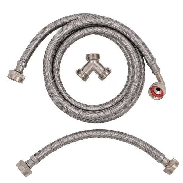 3/4 in. FHT X 3/4 in. D FHT 6 ft. Stainless Steel Installation Kit, Ez-Flo Eastman, Mfr#: 41025