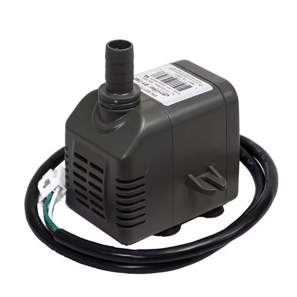 Hessaire 6.5 in. H X 4.5 in. W Black Plastic Evaporative Cooler Pump, Hessaire, Mfr#: 6017050