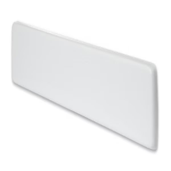 Arstar Cultured Marble Side Splash 22 in. W X 1 in. D White, Arstar Inc., Mfr#: M22UN00110C1-3