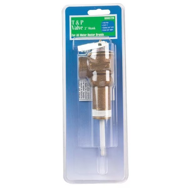 VALV TEMP&PRESS 2""SHANK, Reliance Water Heaters, Mfr#: 100108456