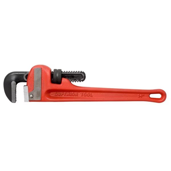 Pro-Line 2 in. Heavy Duty Pipe Wrench Red 1 pc, Superior Tool, Mfr#: 2814