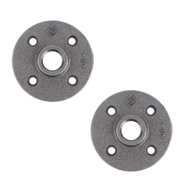 Industries Pipe Decor Iron Flange 1/2 in., Stz, Mfr#: 310 F-12-2