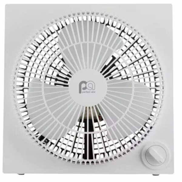 9 in. H 3 speed Box Fan, Perfect Aire, Mfr#: 1PAFD9