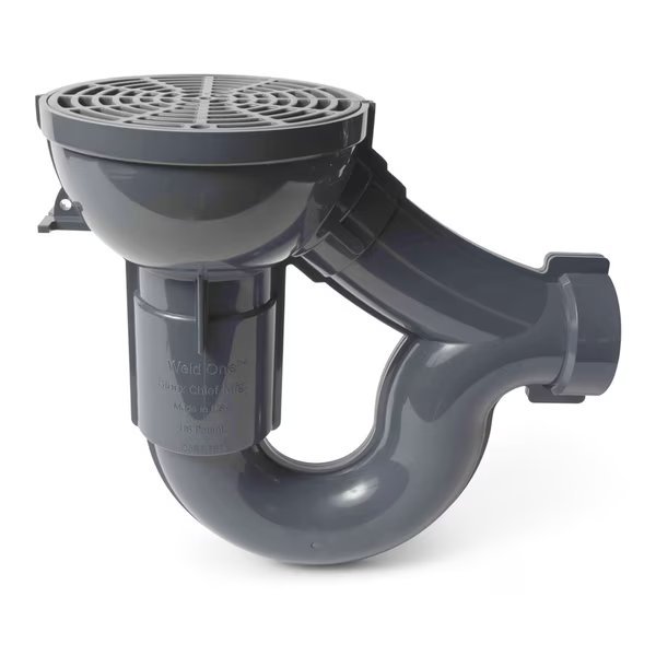 P TRAP FLR DRAIN PVC2"", Sioux Chief, Mfr#: 800-PPK