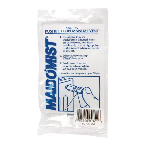 VENT AIR MANUAL #95 1/8"", Maid-O-Mist, Mfr#: #95