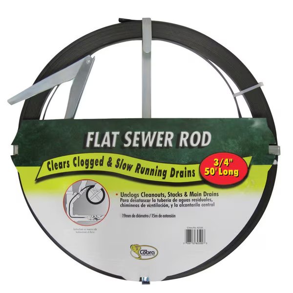 Rod Sewer 3/4X3/64X50', Cobra Tools, Mfr#: 60500