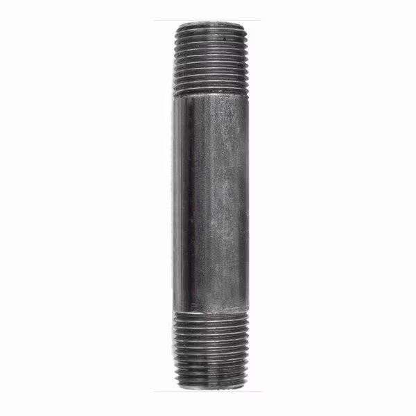 STZ Industries 1/4 in. MIP each X 1/4 in. D MIP Black Steel 4 in. L Nipple, Ace Trading - Nipple, Mfr#: 30814X4