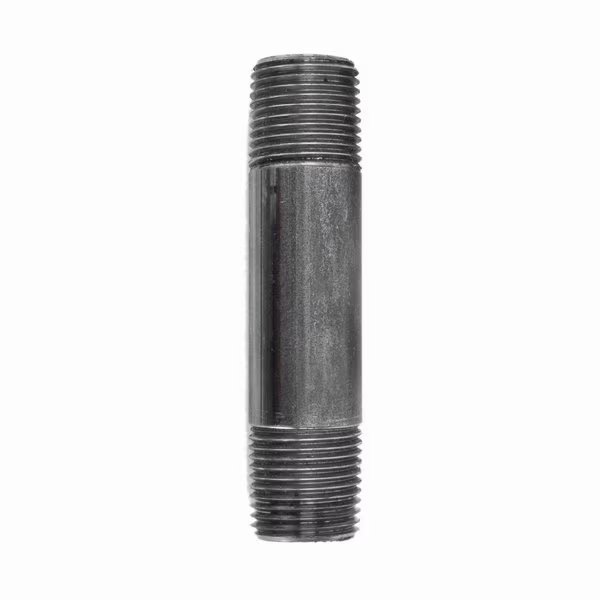 STZ Industries 1/4 in. MIP each X 1/4 in. D MIP in. Black Steel 3-1/2 in. L Nipple, Ace Trading - Nipple, Mfr#: 308UP14X312